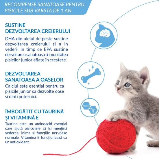 Churu Kitten cu Ton, 4 x 14 g – recompensă cremoasă pentru pisoi
